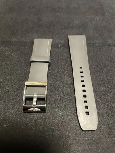 Breitling Navitimer Rubber Strap Buckle Black