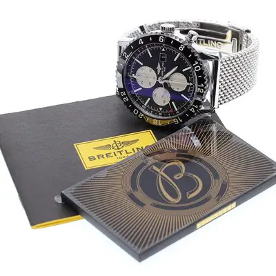 Breitling Chronoliner Y24310 Black;Silver Chronograph