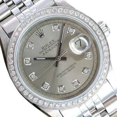 Rolex Datejust Stainless Steel Grey Bezel