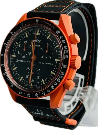 Omega X Swatch Speedmaster Mission On