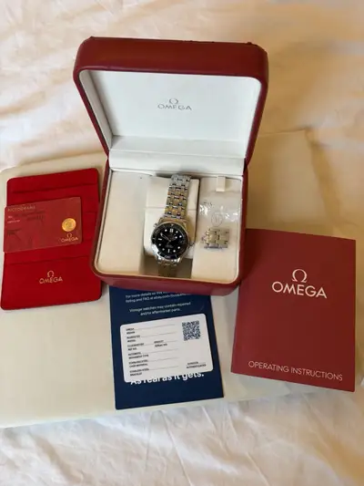 Omega Seamaster divers Black ceramic bezel