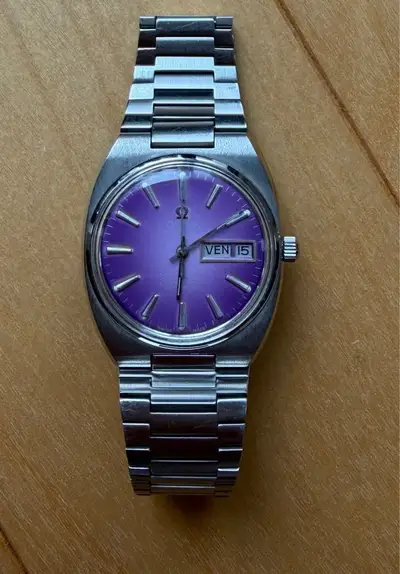 Omega Seamaster DayDate Purple Working
