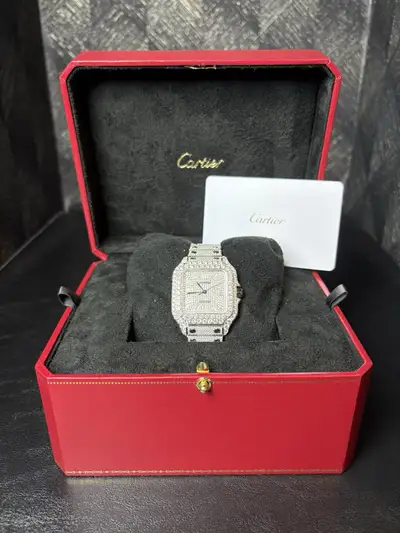 Cartier Santos ‘midi’ Full Bussdown Lab