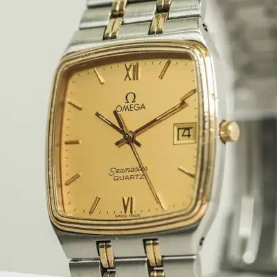 Omega OH OMEGA Seamaster Cal.1430 Qz Gold