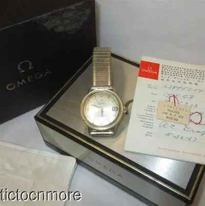 Omega 14K GF OMEGA SEAMASTER DATE PRESENTATION