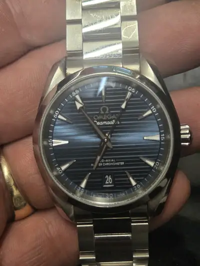 Omega Seamaster Aqua Terra Blue Date