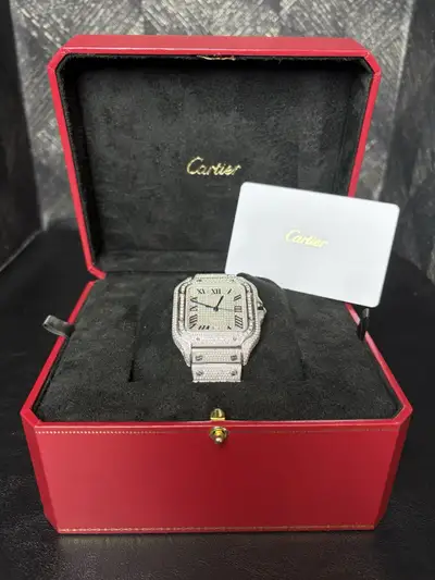 Cartier Santos De Cartier Large Full Bussdown