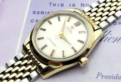 Omega 14K /SS Omega Seamaster Caliber 500