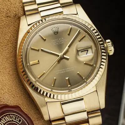 Rolex Datejust 18k Yellow Gold President