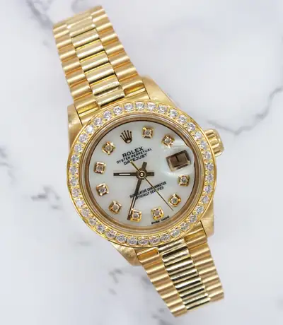 Rolex 18ct Gold Rolex Oyster Perpetual Datejust