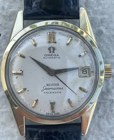 Omega 60's Omega Seamaster/Meister 14 Kt. Gold