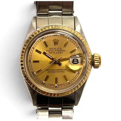Rolex W/ Rolex Date Two Tone Oyster