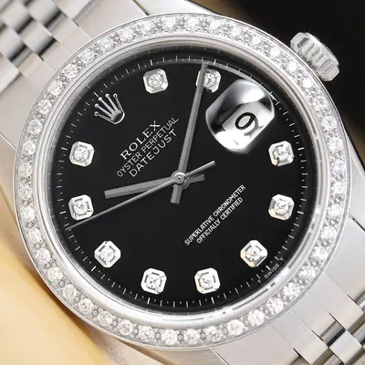 Rolex DATEJUST 18K GOLD STEEL DIAMOND