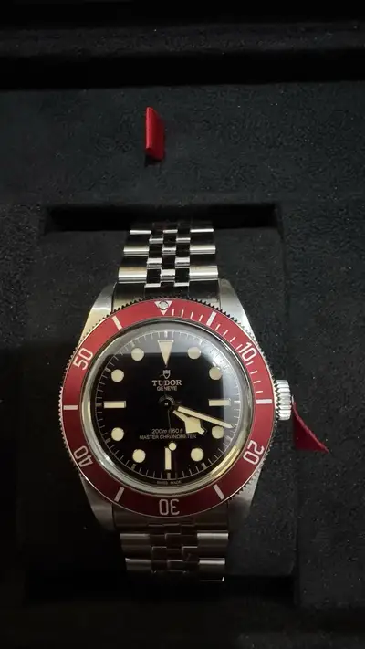 Tudor Black Bay Red Bezel Chronometer