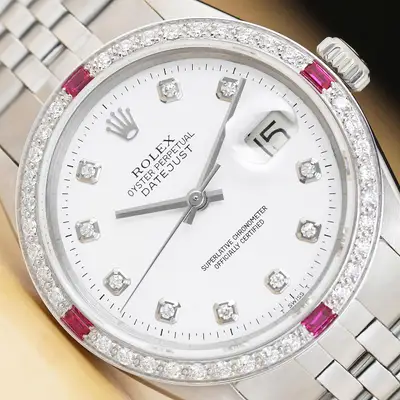 Rolex DATEJUST 18K GOLD STEEL DIAMOND