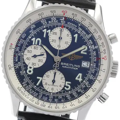 Breitling Old Navitimer A13322 Black Silver