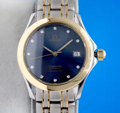 Omega Seamaster 18K Gold SS Chronometer