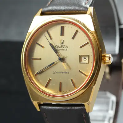 Omega Seamaster Cal.1342 Qz Push Crown