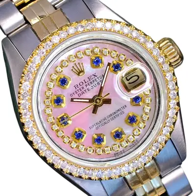 Rolex Datejust 6917 Gold-Steel Pink Diamond