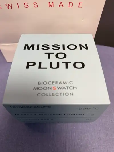 Omega Swatch Mission to Pluto Speedmaster