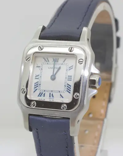 Cartier Stainless Steel Cartier Santos Galbee 1565