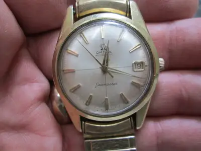 Omega SEAMASTER GOLD STAINLESS CROSS Running