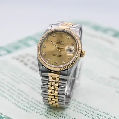 Rolex Datejust Steel Gold Factory