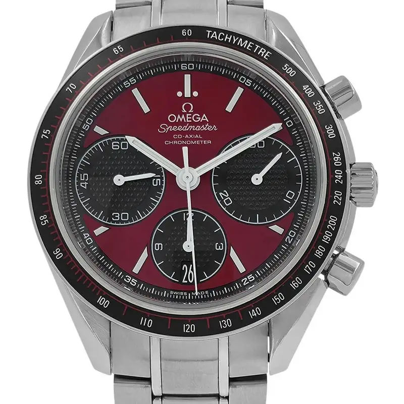Omega Speedmaster 326.30.40.50.11.001 Red Dial Chronograph 40MM Men's Full Set