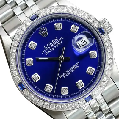 Rolex Datejust Steel Diamond Bezel Jubilee