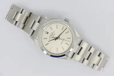 Rolex Air-King Silver Oyster Band Smooth