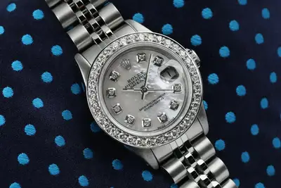 Rolex Datejust White Mother of Diamond
