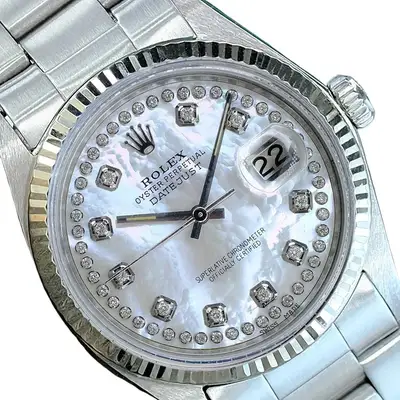 Rolex Datejust White Mother Of Pearl