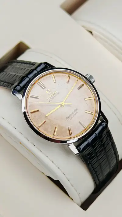Omega Seamaster De vile textured S/S