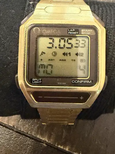 Omega Seamaster Sensor Digital Bracelet Working