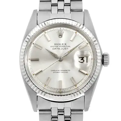 Rolex Datejust 1601 Silver bar 12