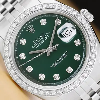 Rolex DATEJUST 18K GOLD STEEL DIAMOND