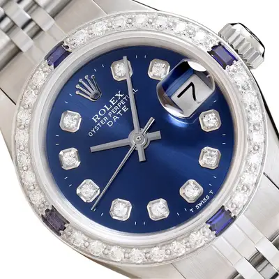 Rolex DATE 6917 DIAMOND 18K WHITE