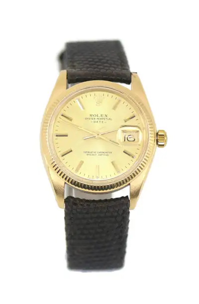 Rolex Oyster Perpetual Date 18K Yellow