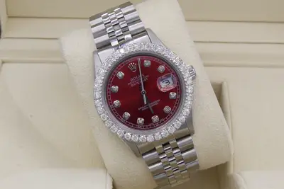 Rolex Datejust Custom 3ct VS Diamond