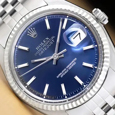 Rolex DATEJUST 1601 18K WHITE GOLD