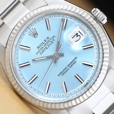 Rolex DATEJUST ICE BLUE 18K GOLD