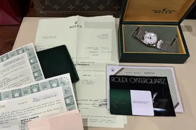 Rolex Oysterquartz Datejust Steel Wrist Ref