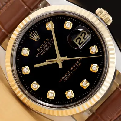 Rolex DATEJUST 1601 14K GOLD STEEL