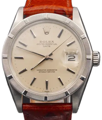 Rolex 1501 Rolex Stainless Steel Date Brown