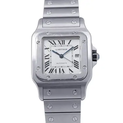Cartier Santos Garbe LM Stainless Steel