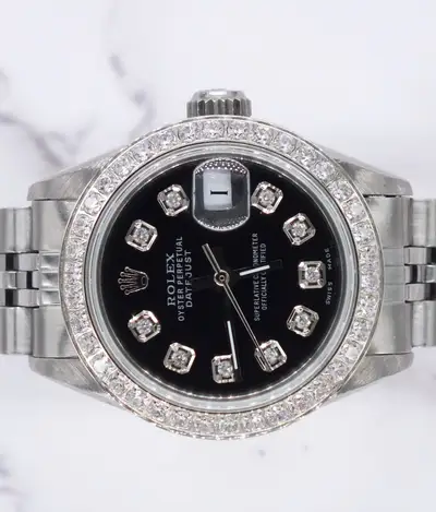 Rolex Datejust 6917 Black Bezel, Shoulders