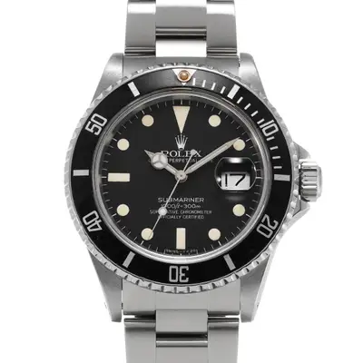 Rolex ROLEX Submariner date 16800 black WATCH 701018