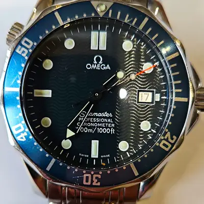Omega Seamaster Professional Blue Blue Bezel