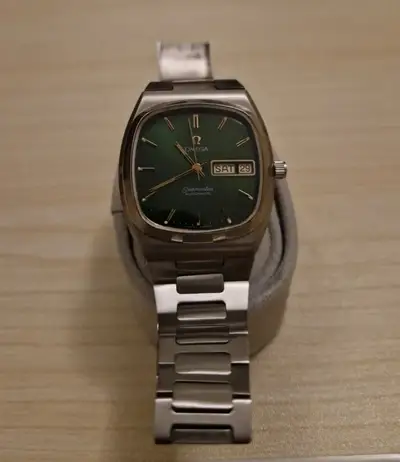 Omega Seamaster TV Day-Date Green