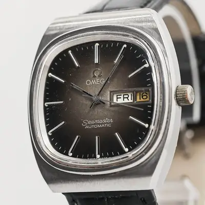 Omega **NEAR OMEGA Seamaster Cal.1022 Black TV